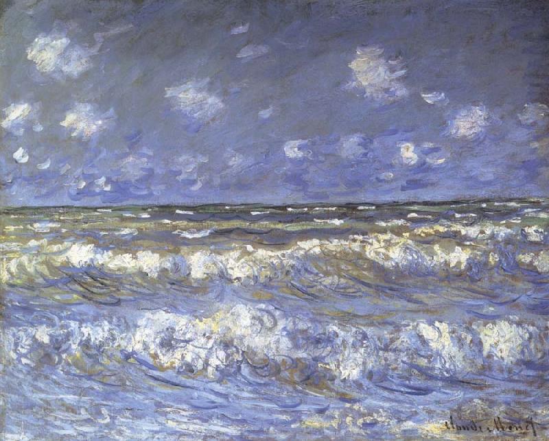 Claude Monet A Stormy Sea oil painting picture